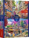 Puzzle 2 x 500 elementów. Europejskie stolice - zdjęcie