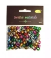 Koraliki metalowe 6mm 36g 150szt - zdjęcie