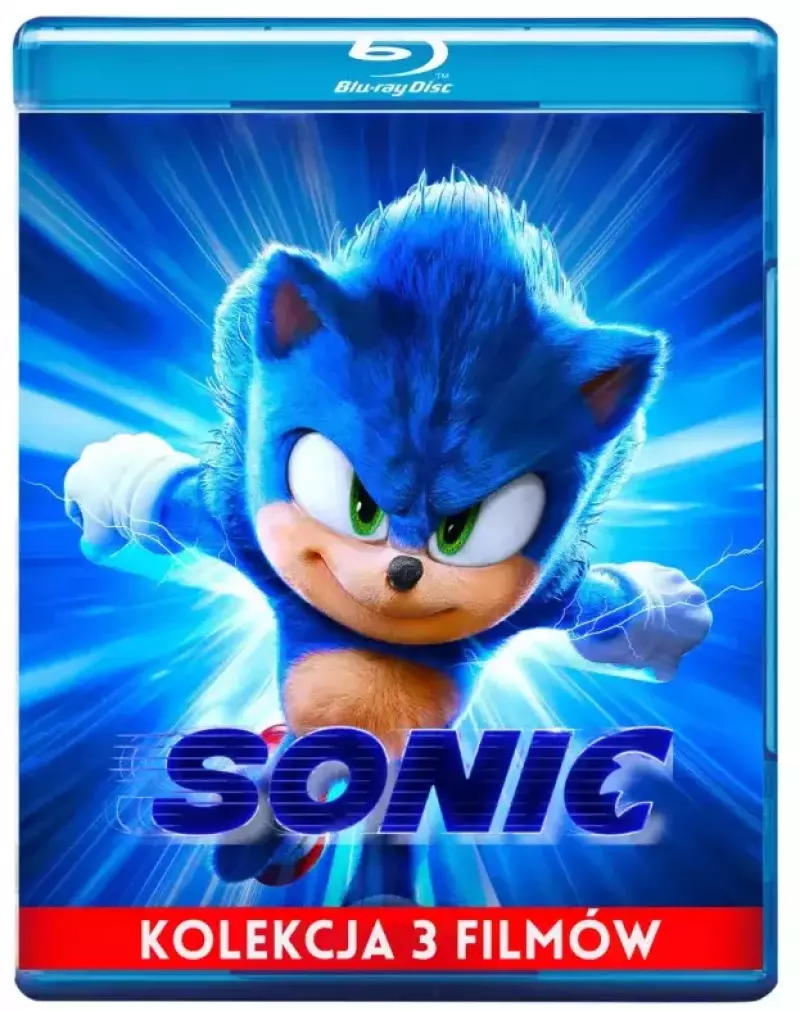 Sonic. Kolekcja 3 filmów, 3 Blu-ray Sonic. Kolekcja 3 filmów, 3 Blu-ray