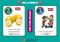 Fun Card English. Will vs Going To, zdjęcie 3