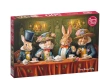 Puzzle 500 elementów. Fantazyjne przyjęcie z króliczkiem 20050 - zdjęcie