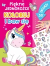 Piękne jednorożce. Koloruj i baw się. 50 tatuaży - zdjęcie