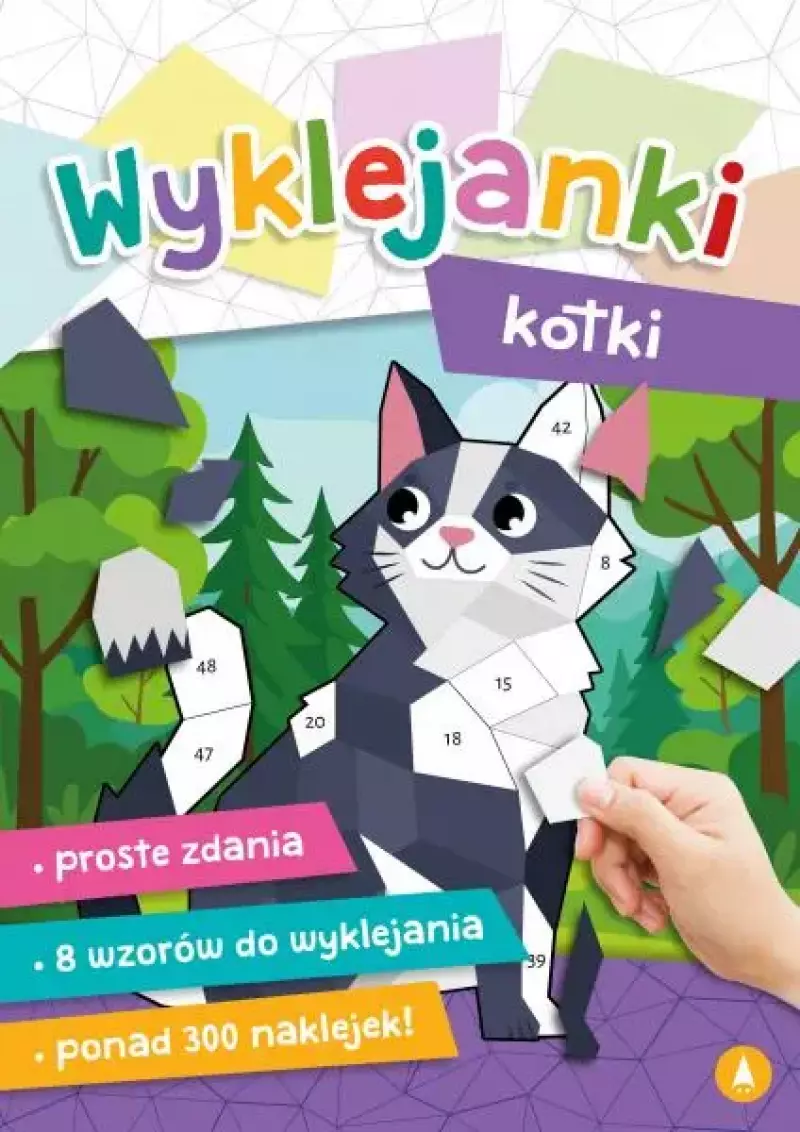 Wyklejanki. Kotki Wyklejanki. Kotki