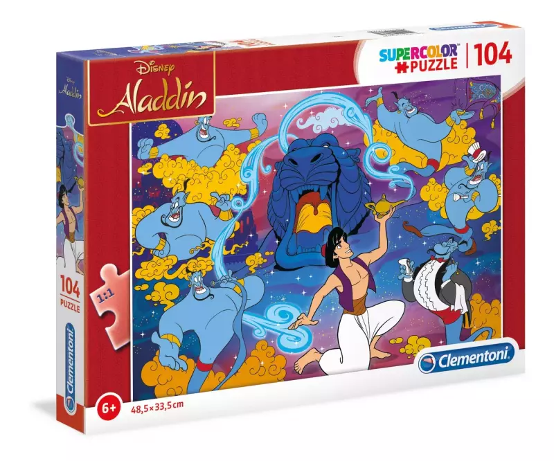 Puzzle 104 elementy. Supercolor. Aladyn Puzzle 104 elementy. Supercolor. Aladyn