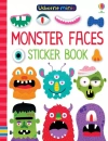 Monster Faces Sticker Book (Usborne Minis) - zdjęcie