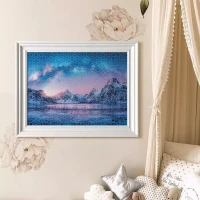 Puzzle 500 elementów. Peace. Jasnoniebieski, zdjęcie 2