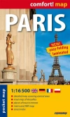Paryż (Paris); kieszonkowy laminowany plan miasta 1:16 500 - zdjęcie