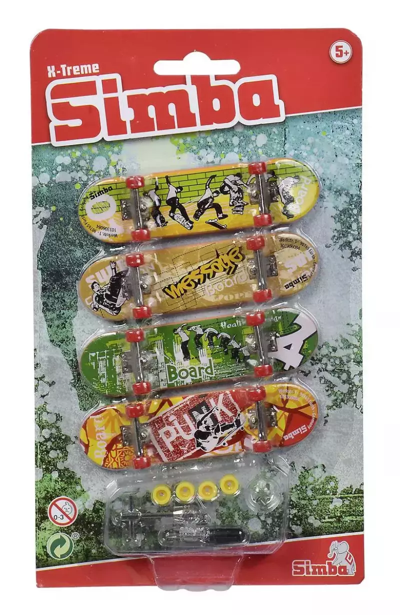 Simba: Zestaw Mini Deskorolek 4szt. Simba: Zestaw Mini Deskorolek 4szt.