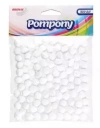 Pompony białe 10mm 100szt - zdjęcie