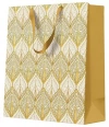 Torebka prezentowa Ornamental gold tile, średnia - zdjęcie