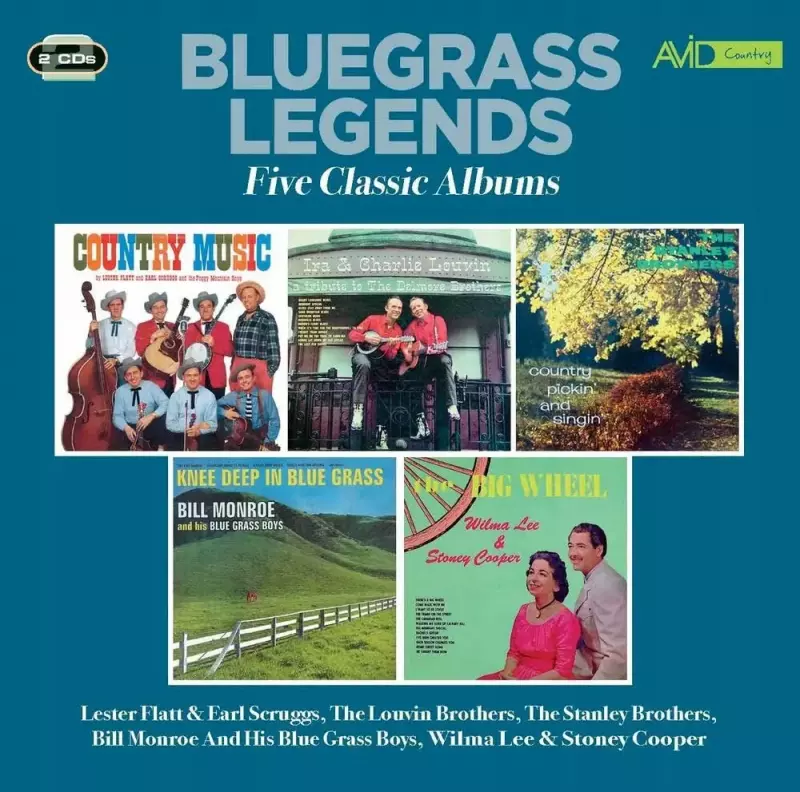 Bluegrass Legends - FIVE CLASSIC ALBUMS, CD Bluegrass Legends - FIVE CLASSIC ALBUMS, CD