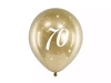 Balony Glossy 70-tka 30cm złote 6szt - zdjęcie