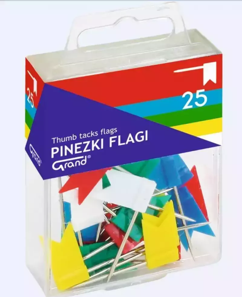 Pinezki flagi (25 sztuk) Pinezki flagi (25 sztuk)
