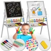 Magnetyczna kredowa tablica obrotowa Ricokids - szara - zdjęcie