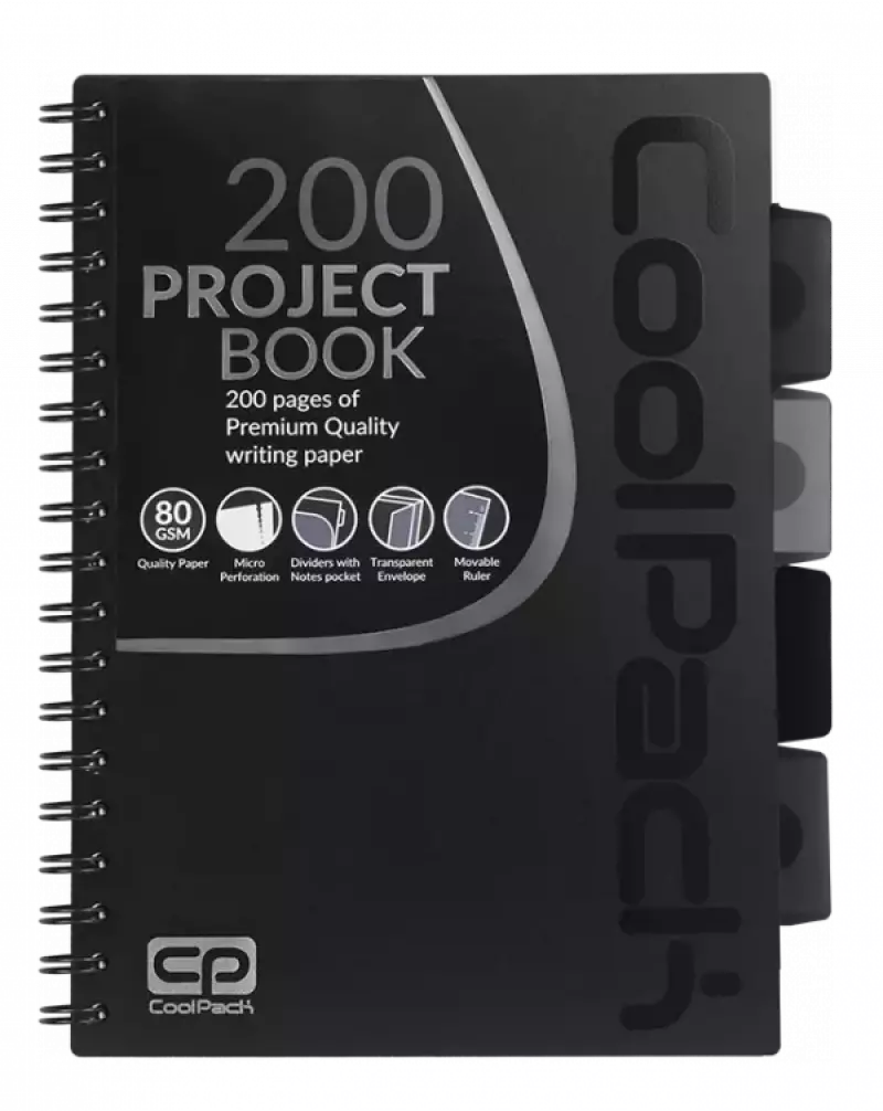 Kołobrulion B5. CoolPack, czarny Kołobrulion B5. CoolPack, czarny