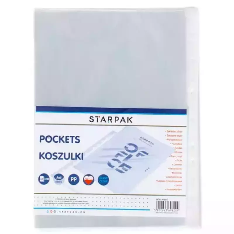 Koszulki A4 (100 sztuk) Koszulki A4 (100 sztuk)