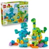 LEGO DUPLO 3w1 dinozaury na kółkach 10451 - zdjęcie