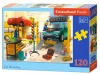 Puzzle 120 elementów. Car Workshop - zdjęcie