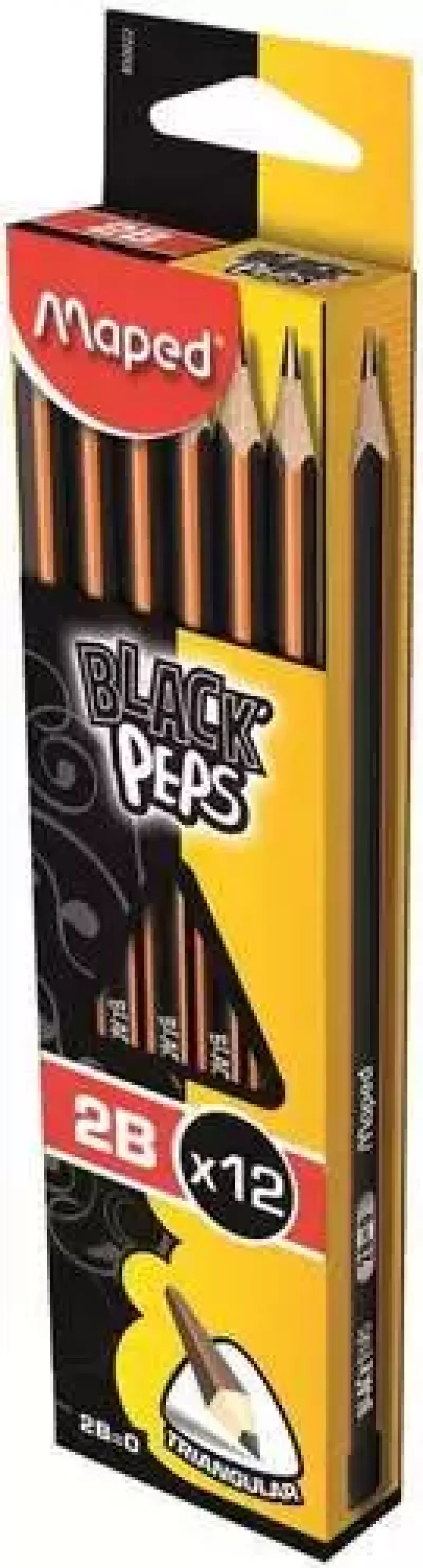 Ołówek Blackpeps 2B, 12 sztuk