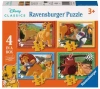 Puzzle 4w1. Król Lew - zdjęcie
