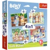 Puzzle 4w1. Bluey i jej świat - zdjęcie