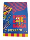 Blok Rysun A4/20k biały Fc Barcelona Astra - zdjęcie