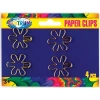 Spinacze biurowe Flower 25x29mm 4szt 88829 - zdjęcie