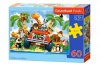 Puzzle 60 elementów. Pluszaki na safari - zdjęcie