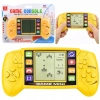 Elektroniczna Gra Konsola Do Gry Tetris Przenośna LCD Żółta - zdjęcie