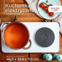Kuchenka elekt. dwupalnikowa, zdjęcie 16
