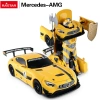 Autko/Robot 2w1 R/C 1:14 Mercedes-AMG GT3 Żółty RASTAR - zdjęcie