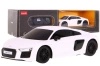 Audi R8 biały RASTAR model 1:24 Zdalnie sterowane auto + Pilot 2,4 GHz - zdjęcie