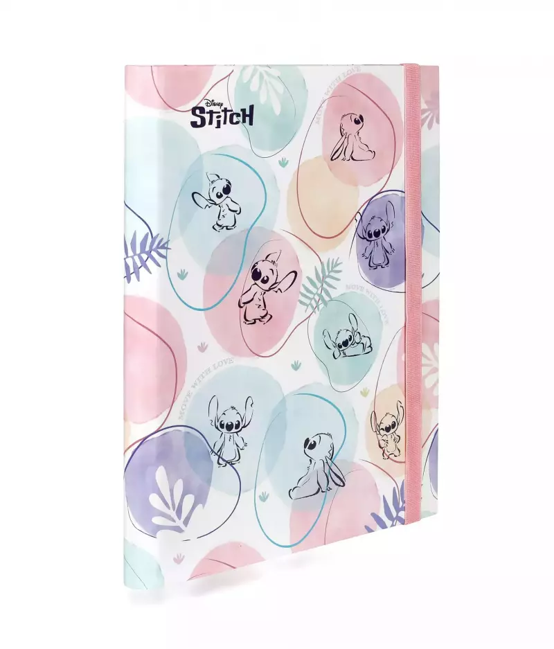 Teczka A4 przestrzenna z gumką Disney Fashion Stitch wzór 1 Teczka A4 przestrzenna z gumką Disney Fashion Stitch wzór 1