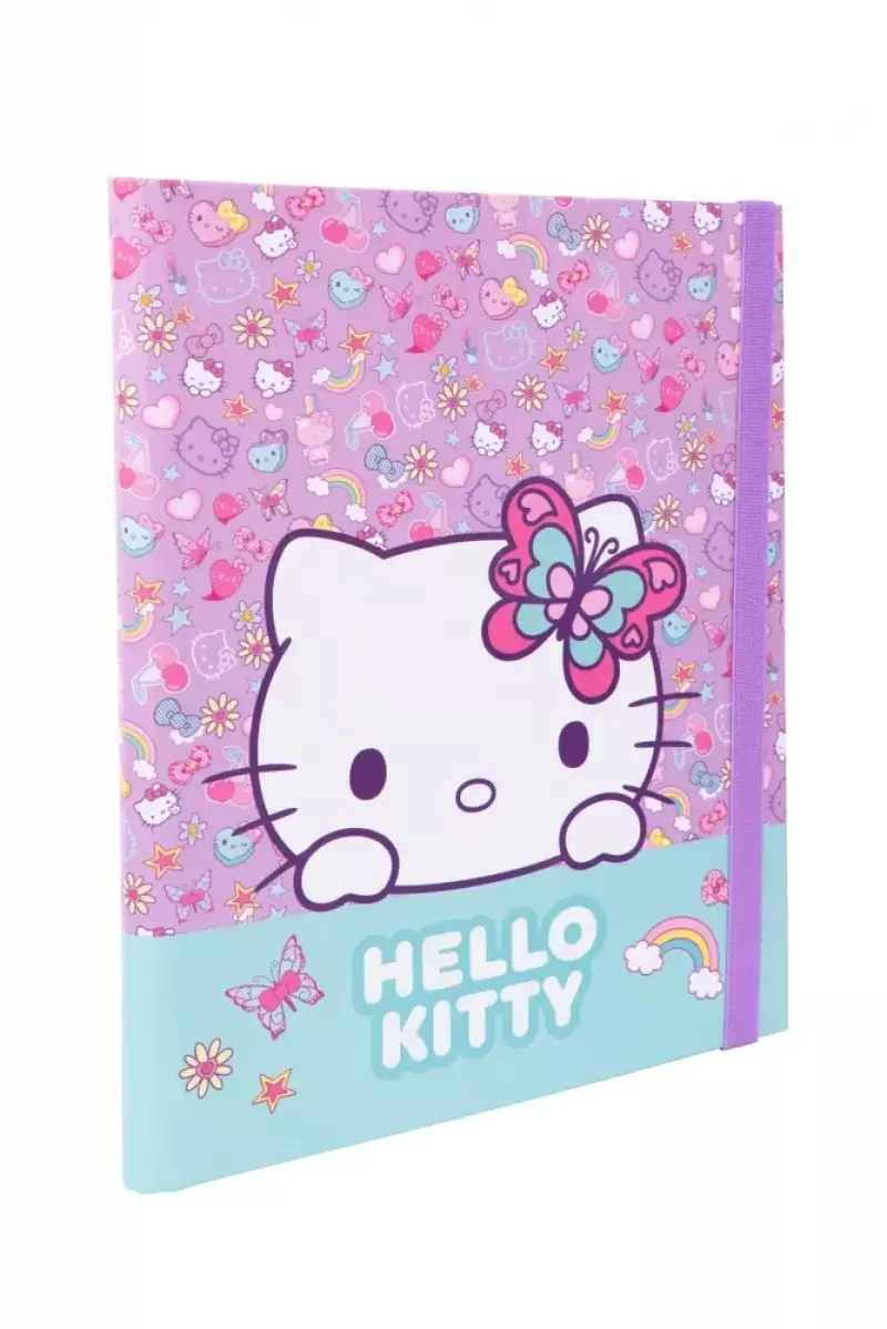Coolpack, Teczka przestrzenna tekturowa A4 z gumk?  Hello Kitty - Pink 1 (15307PTR)