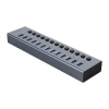 Hub Orico BT2U3-13AB 13x USB-A 3.0 z włącznikami - szary - zdjęcie