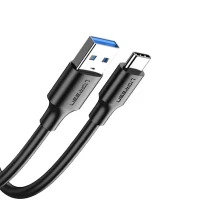 Kabel UGREEN US184 USB-A-USB-C 1m (czarny), zdjęcie 3