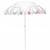 Parasol Plażowo Ogrodowy 160CM Pasek Niebiesko Różowy - zdjęcie