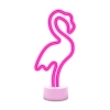 Neon na podstawce LED FLAMING różowy USB-C FSC-11 Forever Light - zdjęcie