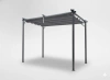 Pergola Ogrodowa Szara 3 x 3 m 2.95 X 2.95 X H2.3M - zdjęcie
