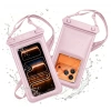 Tech-Protect UWC7 Universal Waterproof Floating Case 6.9 Inch Pink - zdjęcie