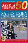 Karnet Urodziny gazeta 50 - zdjęcie