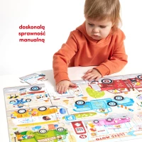 Moto puzzle 40 elementów. Auta, zdjęcie 4