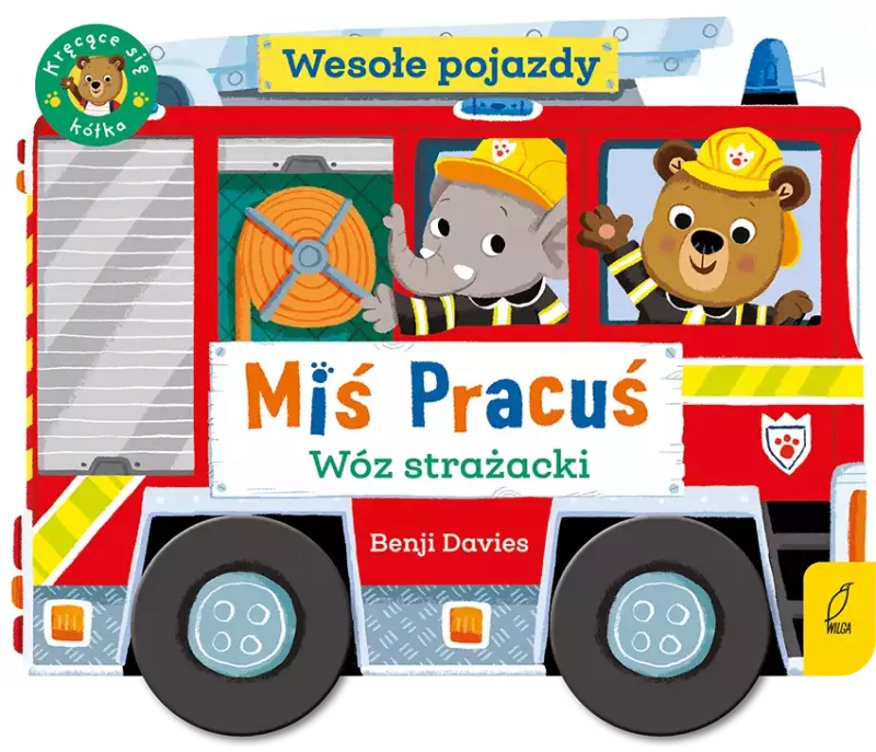 Miś Pracuś. Wesołe pojazdy. Wóz strażacki Miś Pracuś. Wesołe pojazdy. Wóz strażacki