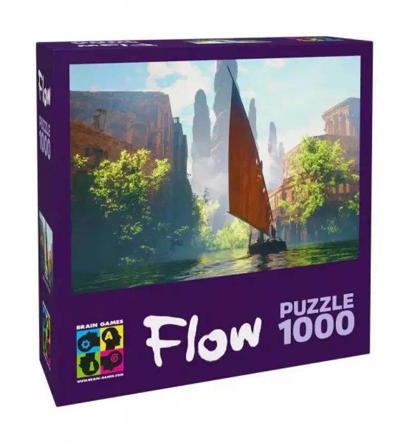 Puzzle 1000 elementów. Flow. Łódź Puzzle 1000 elementów. Flow. Łódź