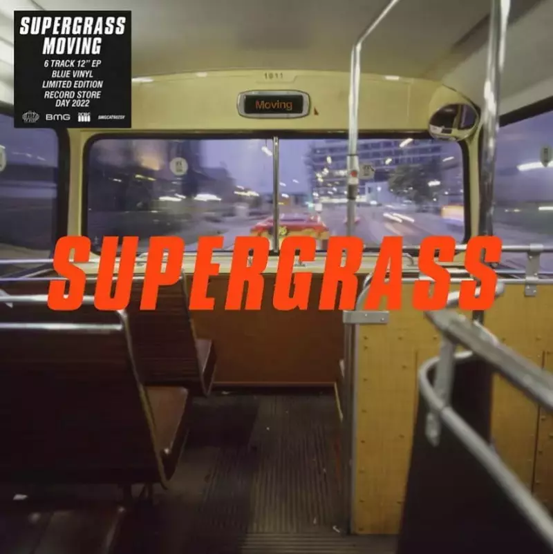 SUPERGRASS - MOVING (BLUE VINYL RSD 2022), Winyl SUPERGRASS - MOVING (BLUE VINYL RSD 2022), Winyl