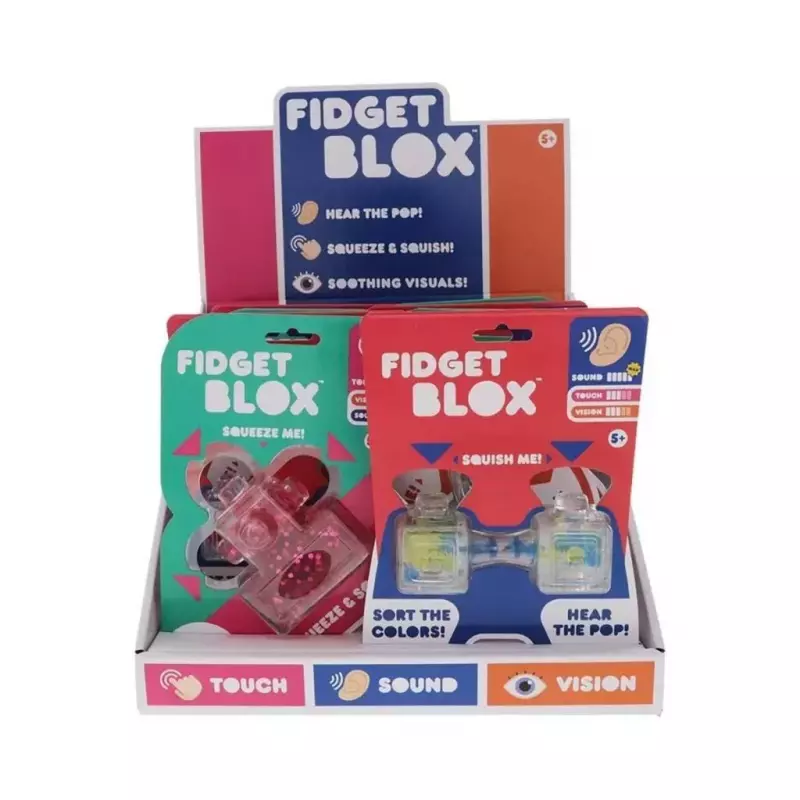 Fidget Blox Zabawka Sensoryczna Antystresowa Mix Losowy Fidget Blox Zabawka Sensoryczna Antystresowa Mix Losowy
