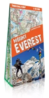 Mount Everest; laminowana mapa trekkingowa 1:80 000 - zdjęcie