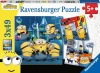 Puzzle 3x49 elementów. Minionki 2 - zdjęcie