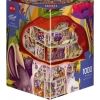 Puzzle 1000 elementów. Apartamenty w środku grzyba + plakat - zdjęcie