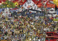 Puzzle 2000 elementów. Historia muzyki angielskiej i irlandzkiej. Alex Beneete +plakat, zdjęcie 2
